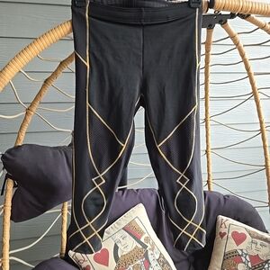 Black and Gold Leggings